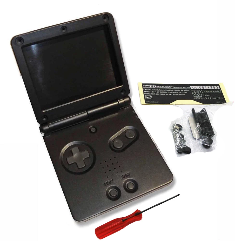 Full Housing Shell Case Cover Replacement with Tools for Nintendo GBA
