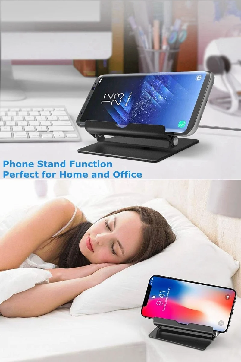 Ascromy Fast Wireless Charger QI Wireless Charging Pad Stand for Samsung Galaxy Note 8 S8 Plus S7 iPhone X 8 Plus Charge Station (7)