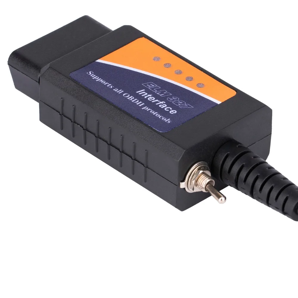 Автомобильный считыватель кодов ELM327 V1.5 USB с переключателем HS CAN / MS для Ford ELMconfig