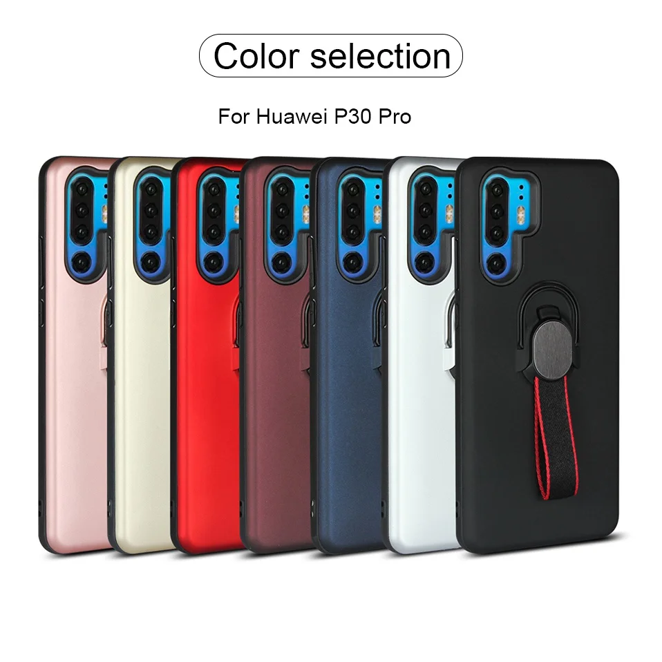 Ring Holder Case For Huawei P20 P30 Mate 20 10 Lite Pro Cover Silicone Luxury Phone Case For Huawei Nova 3 3i 2i 3e Honor 8X     (1)