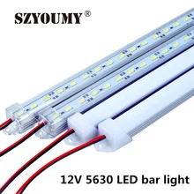 SZYOUMY 300 шт. 150 см DC 12 В 108 светодиодный S SMD 5730 светодиодный жесткий светильник для светодиодной ленты холодный белый теплый белый+ алюминиевый+ чехол