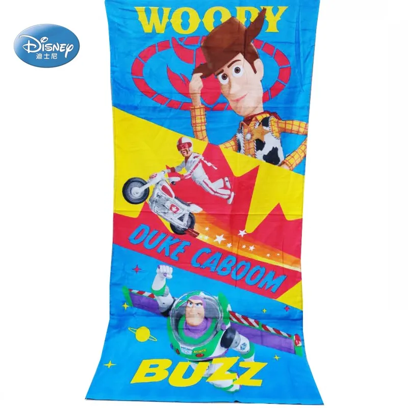 

Disney 2019 Woody Simba Spiderman Summer Sports Mickey Mouse Soft Bath Towel Washcloth Lady Beach Towel Shower Pool Towel