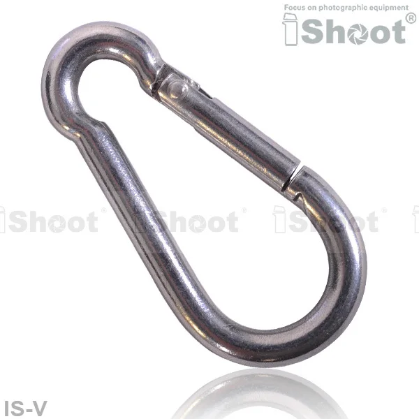 2x Spring Selflocking Stainless Steel Latch Hook Hitch Shackle For