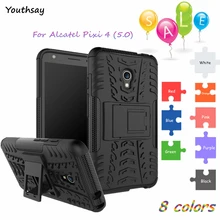 For Alcatel Pixi 4 Case Heavy Duty Armor Case Rubber Hard Back Phone Cover For Alcatel One Touch Pixi 4 5045D 5045X 4G 5.0 inch смартфон alcatel pixi power 5023f pure white