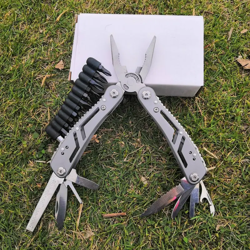 

Multifunctional knife long nose PLIERS Emergency rescue folding Clamp portable Outdoor All-steel knife tool