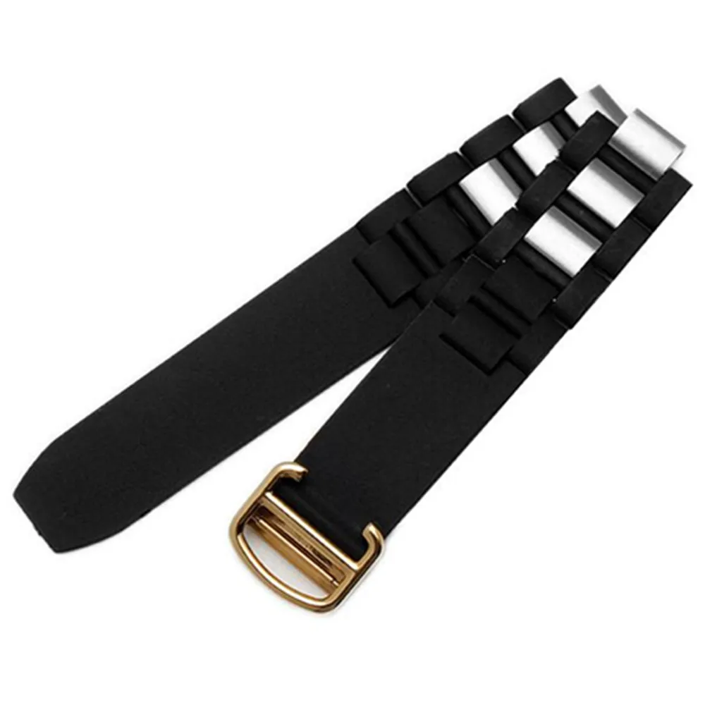 20mm * 10mm(lug) Rubber Strap Watch Band 21 Chronoscaph & Autoscaph Stainless Steel End Links Deployment Watch Buckle Clasp