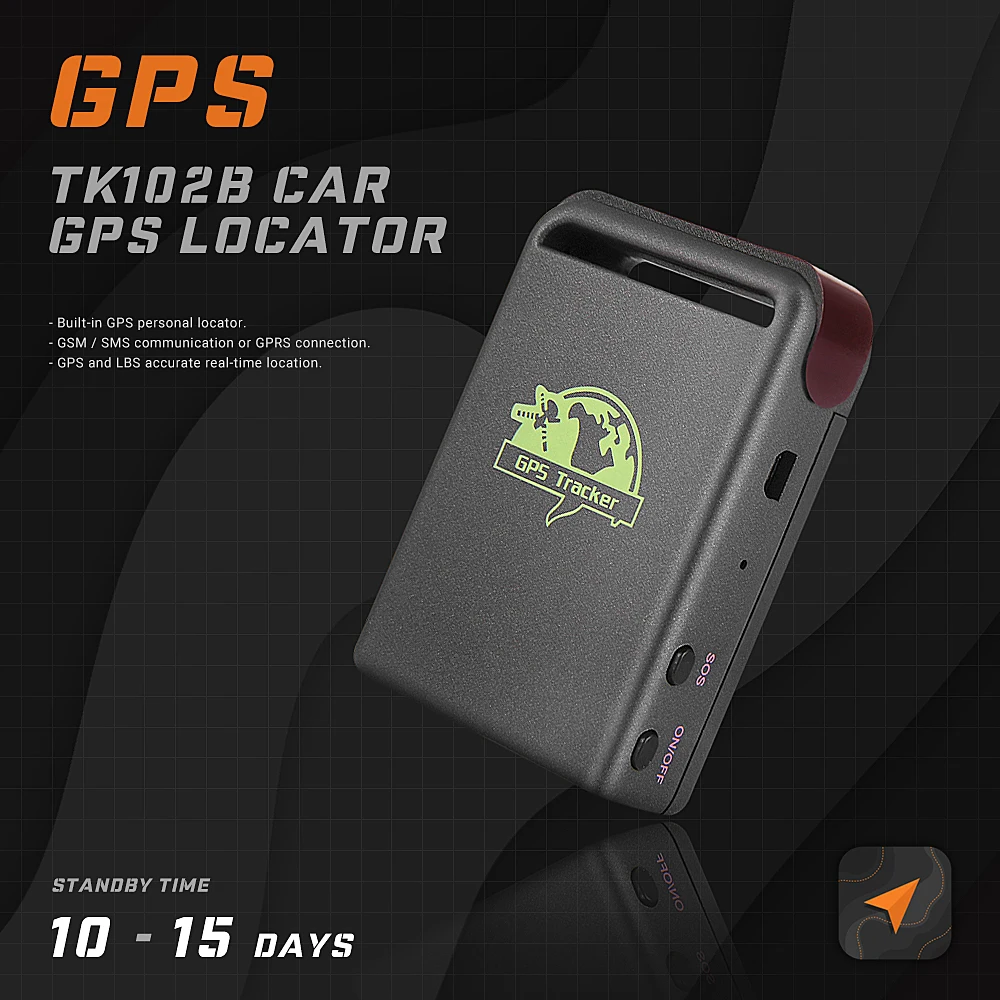 Мини gps/TK102 gps трекер для детей пожилых людей Pet автомобиля велосипед Личная