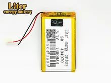 Bateria de polímero de 1300 mah 3.7 V 404070 casa inteligente MP3 alto-falantes Li-ion bateria para dvr, GPS, mp3, mp4, MID PDA Power Bank, E-book