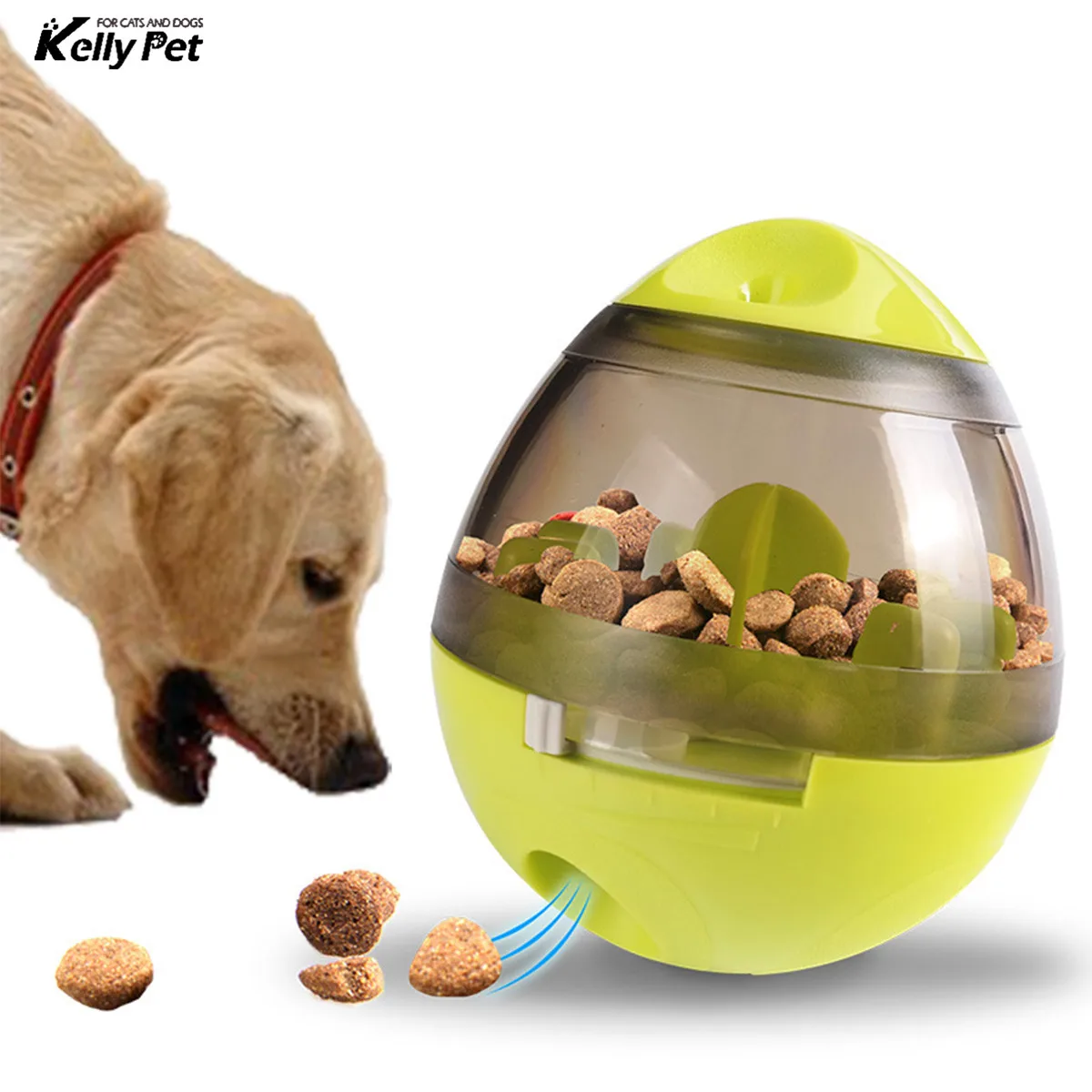 

Interactive Cat Toy IQ Treat Ball Smarter Pet Toys Food Ball Food Dispenser For Cats Playing Training Balls Pet Supplies