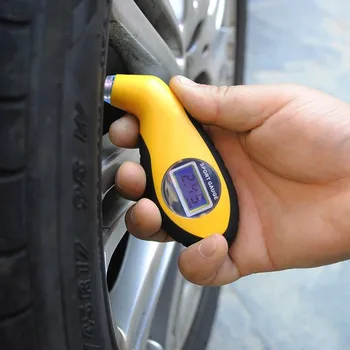 

Car Tire Pressure Gauge portable alarm system Tyre Wheel Air Tester Portable LCD Digital Repair Tools For Auto Car Motorcycle