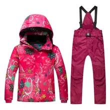 New High Quality Kids Ski Suit Children Windproof Waterproof Colorful Girls For Boy Snowboard Snow Jacket