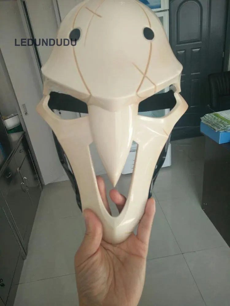 Горячая игра D. va костюмы для косплея Reaper Gabriel Reyes Косплей Маска Смола Хэллоуин Bleach Skull маска реквизит для вечерние