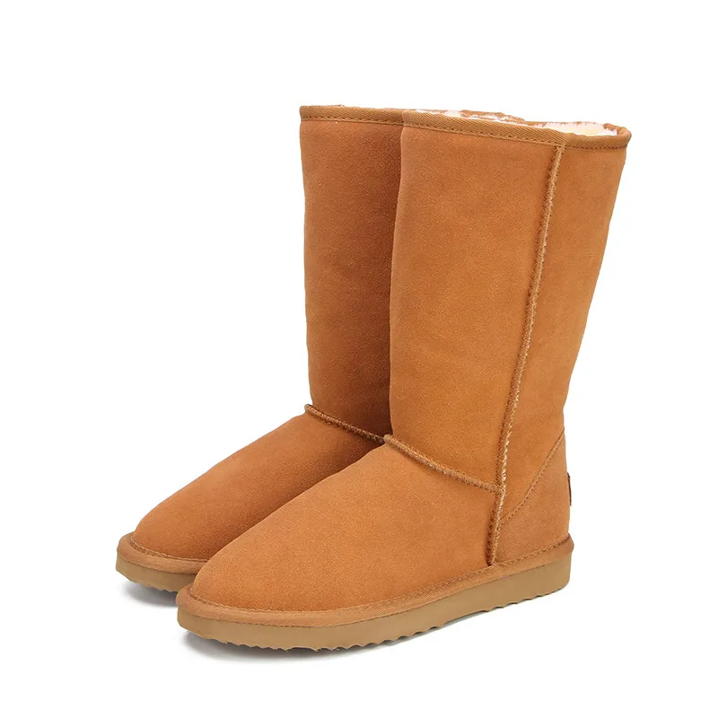 Dropshipping Genuine Leather Fur Snow Boots Women Top High Quality Australia Boots Winter Boots for Women Warm Botas Mujer Dropshipping Genuine Leather Fur Snow Boots Women Top High Quality Australia Boots Winter Boots for Women Warm Botas Mujer