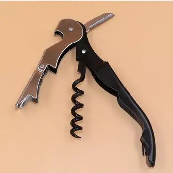 

Free shipping 50PCS Waiter Wine Tool Bottle Opener Sea horse Corkscrew Knife Pulltap Double Hinged Corkscrew