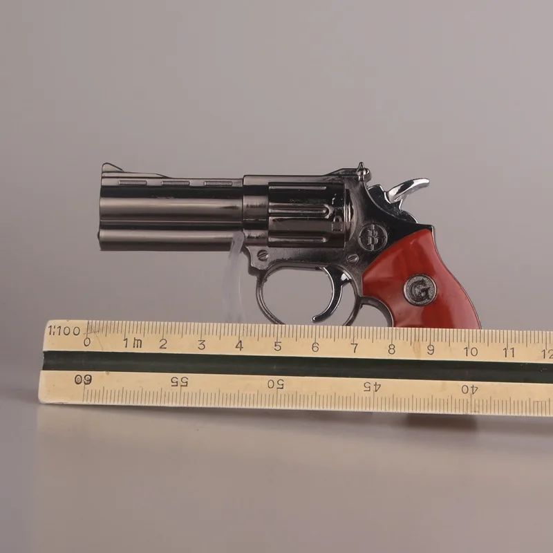 Cool Design Revolver Gun Cigarette Lighter Gas Lighter Creative Men Pistol Lighter Smoking Cigar