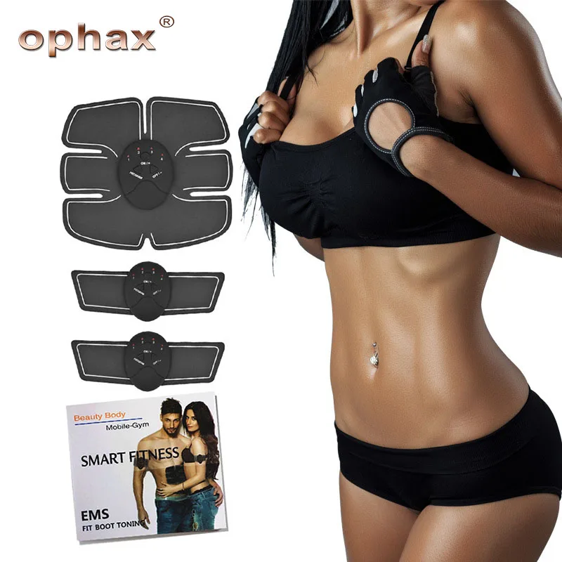

OPHAX Wireless Muscle Stimulator EMS Stimulation Body Slimming Machine Abdominal Muscle Exerciser Training Device Body Massager