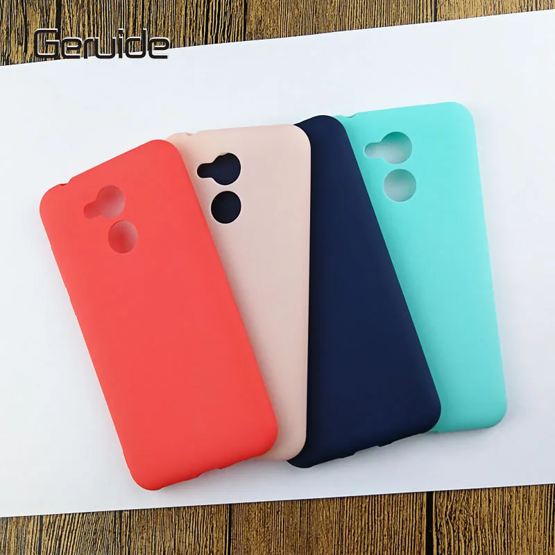 

Geruide For Huawei Honor 6c Case 360 Full Protection Matte TPU Fundas Housing Back Cover For Nova Smart Phone Silicone Cases