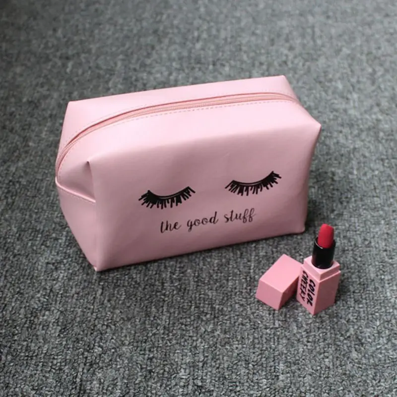 النقي مستحضرات تجميلية ملونة حقيبة الرموش حقيبة مستحضرات تجميل السفر كيت التجميل حالة منظم