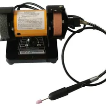 Шлифовальный станок для полировки и полировки двигателя с гибким валом и колесами 1/8 л.с