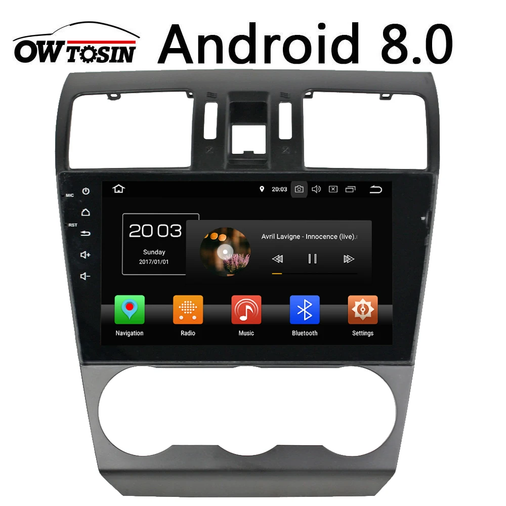 

Android 8.0 Octa Core Car DVD Player Multimedia For Subaru Forester 2013 2014 2015 Car Radio With 4GB RAM 32GB ROM GPS Bluetooth