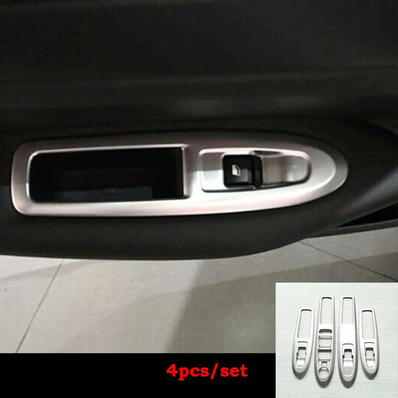 ABS хром для Citroen C4 аксессуары для дверей и окон автомобиля стекло подъемный переключатель Крышка отделка автомобиля Стайлинг