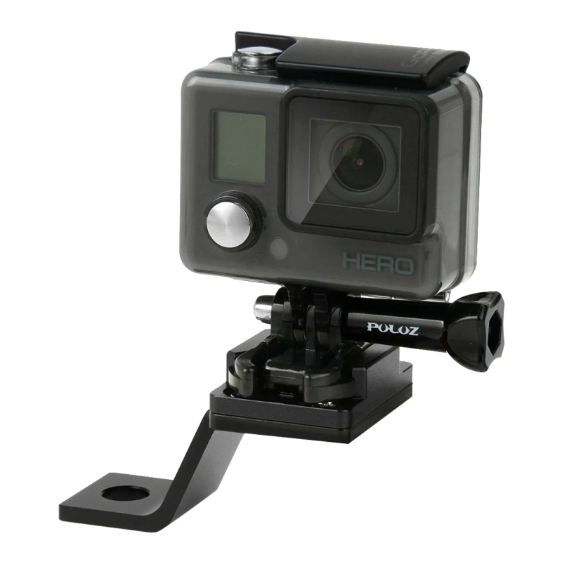 PULUZ для Go Pro Hero 5 мотоцикл горный велосипед Зеркало заднего вида металла с фиксированным кронштейном для мотоцикла для Gopro Hero5 Камера аксессуары