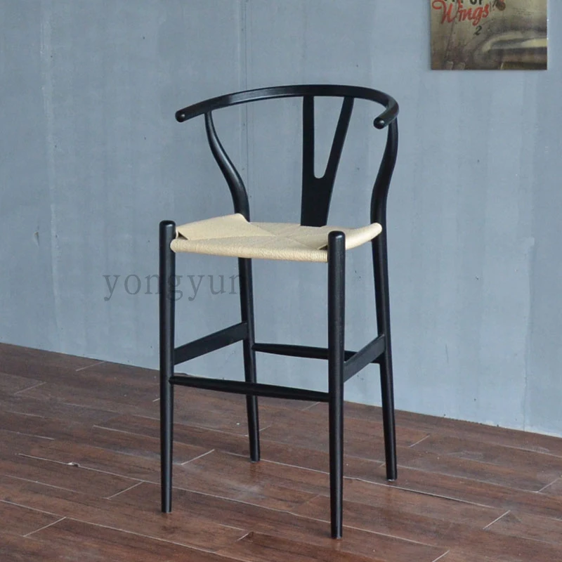 Столовая мебель стул барный современные и твердой древесины обеденный стул минималистский современные бука стул барный