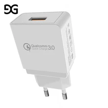 GUSGU зарядное устройство для мобильного телефона 18 Вт USB зарядное устройство для iPhone Быстрая зарядка 3,0 быстрое зарядное устройство USB адаптер для путешествий для huawei samsung LG