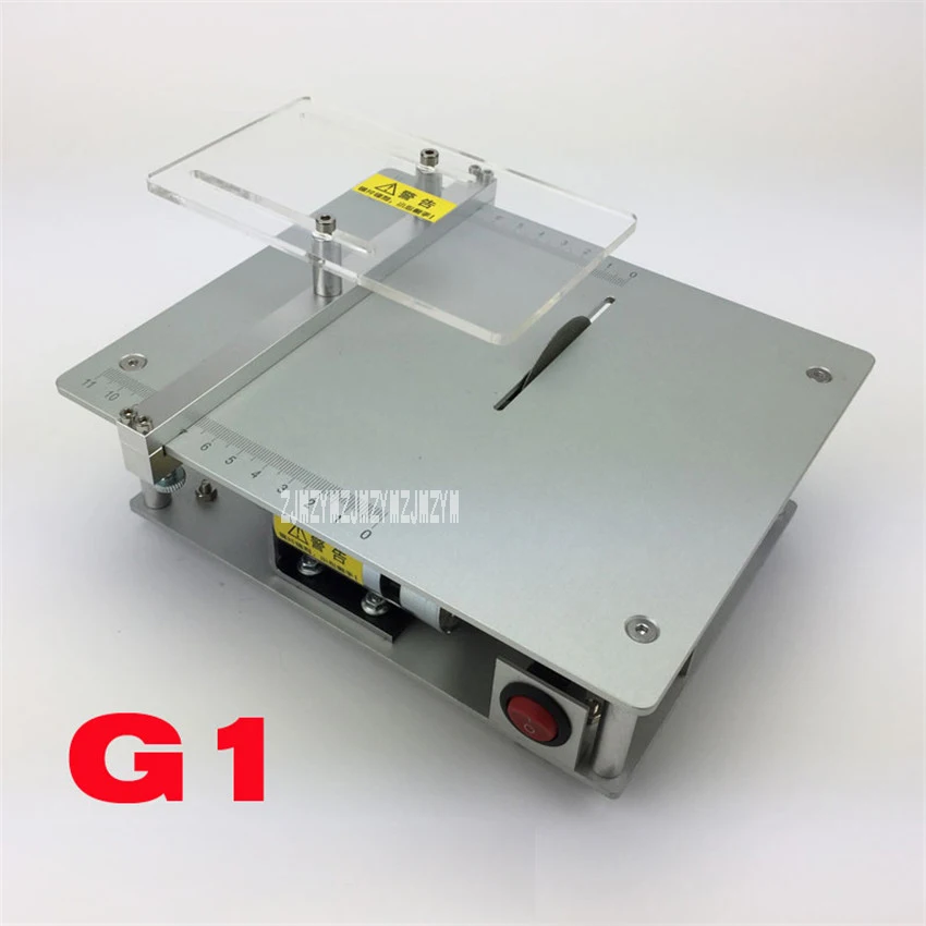 New Mini Table Handmade Woodworking Bench DIY Model Cutting Saw Machinery Precision Miniature Table Saw G1 DC-24V/4A 3800r/min