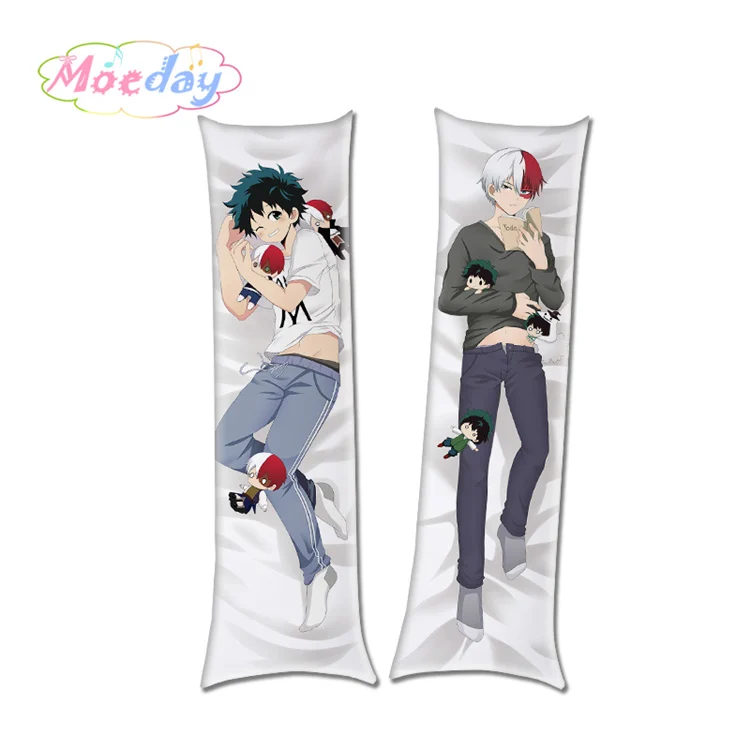 Мой герой Academy izku Midoriya Shoto Shota ластик голова все может Toshinori мужской Dakimakura наволочки - Цвет: Оранжевый