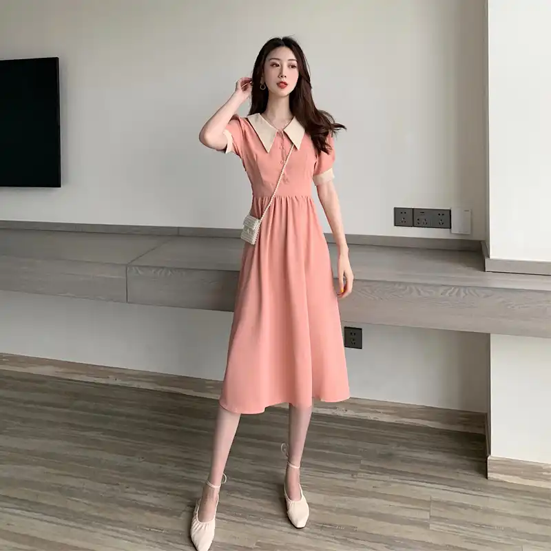 Summer One Piece Dresses Long Woman Summer Japan Style Design Pink Date Wear Cute Vintage Ribbon Tie Button Shirt Dress 6130 Dresses Aliexpress Summer One Piece Dresses Long Woman Summer Japan Style Design Pink Date Wear Cute Vintage Ribbon Tie Button Shirt Dress 6130 Dresses Aliexpress