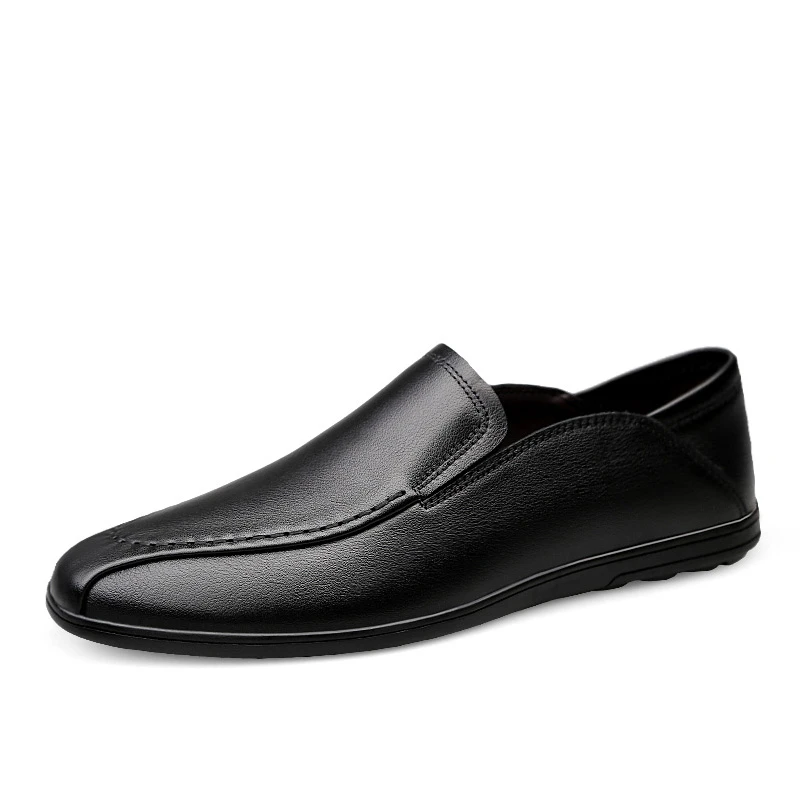 En Casuales Hombres Brown red dark Los Brown Pisos Zapatos Herren Mocasines Marca Mycolen Cuero Lujo Negro Schuhe Resbalón Hombre De SfFxHd8
