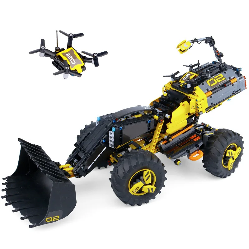 

1307pcs Fit Legoness Technic 42081 Concept Wheel Loader ZEUX Car Electric Set Model Buidling Blocks Bricks Kids Toys Xmas Gifts
