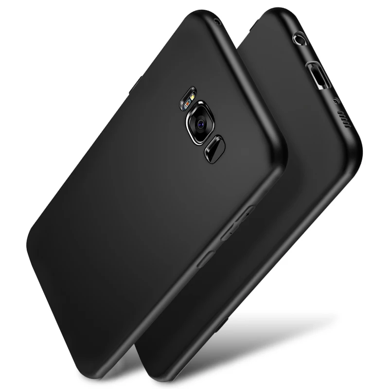 Ультра тонкий чехол для телефона для samsung Galaxy S6 S7 край S8 S9 Plus Note 9 A3 A5 A7 накладка на заднюю панель из силикона и ТПУ чехол