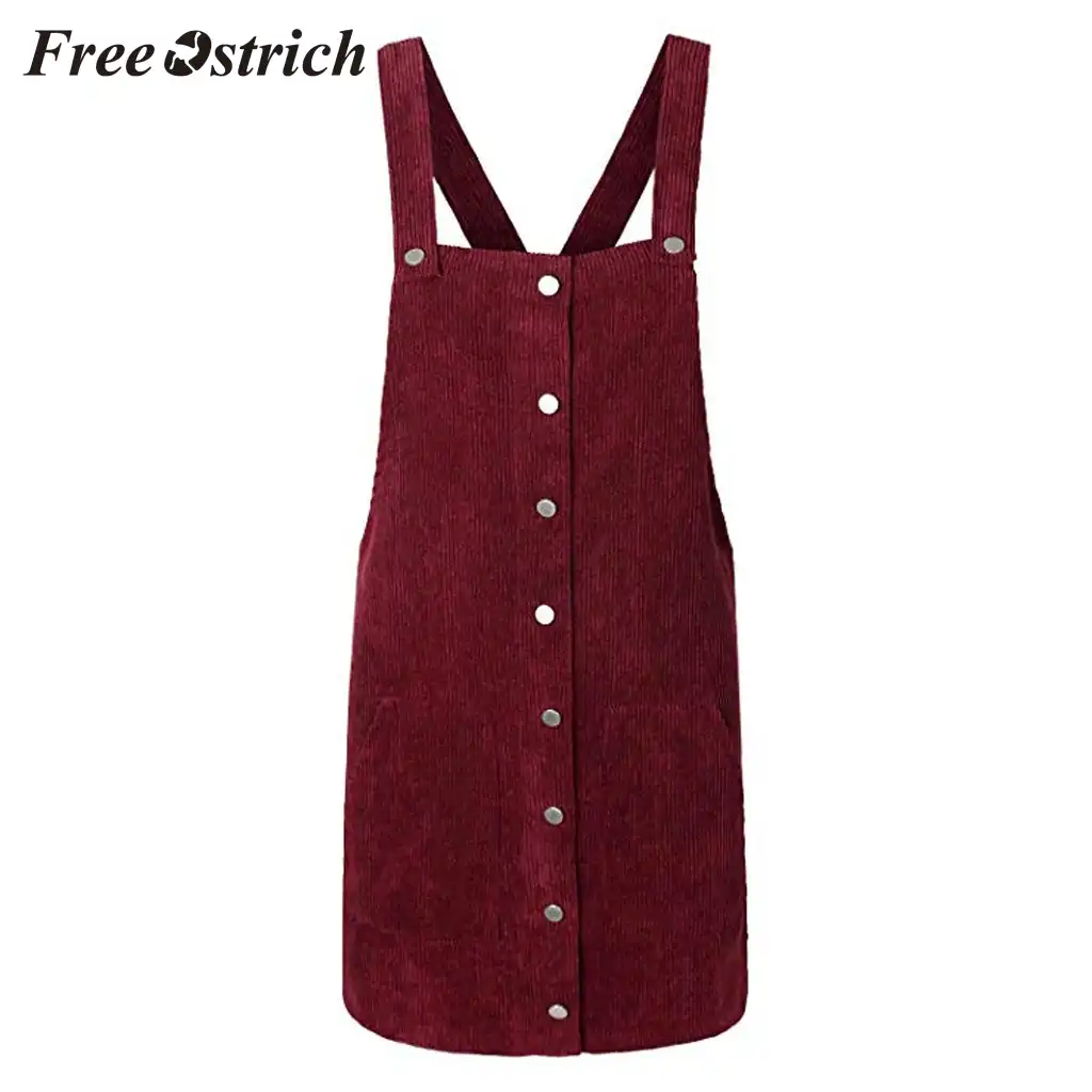 sleeveless overall pinafore sundress