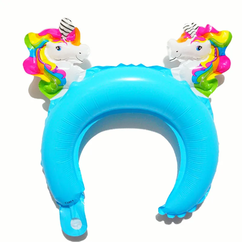 20pc head unicorn 20 шт./лот) вечерние воздушные шары принцессы, стиль, повязка на голову, фольгированные воздушные шары, детские игрушки, подарок для детей, украшения на день рождения Эльзы - Цвет: 20pc head unicorn
