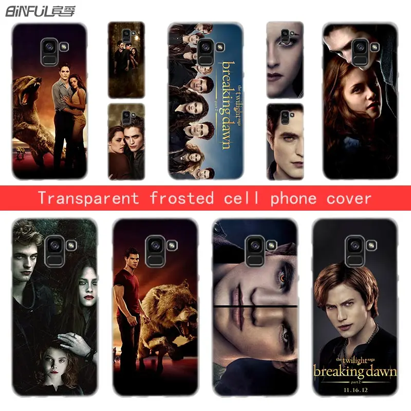 

The Twilight Saga Transparent Phone hard Case for Samsung Galaxy M10 M20 A3 A5 A6s A7 A8 2016 2017 A6 2018 Plus