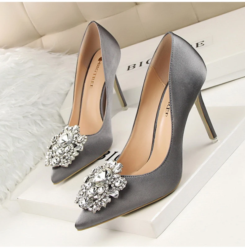 Women's Pumps Shoe Thin Heels' Sexy Women High Heels Shoes Brand Party High Heel Shoes Women Bigtree Office Lady Pumps Shoe New (3)
