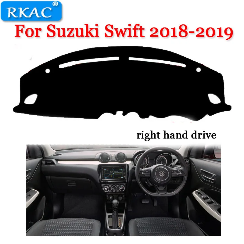 Коврик для приборной панели RKAC Suzuki Swift 2018-2019 коврик солнцезащитный чехол