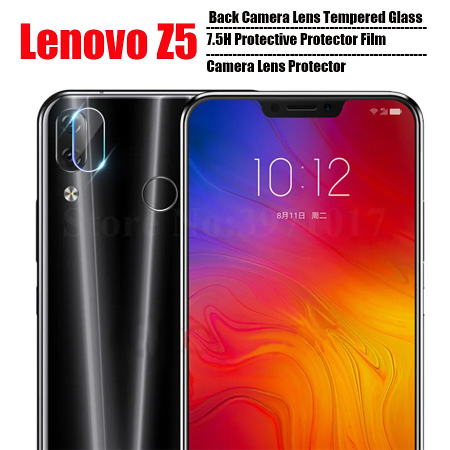 

For Lenovo Z5 Back Camera Lens Tempered Glass Lenovo Z5 Screen Film For Lenovo Z5 Z 5 L78011 6.2 inch Protective Protector