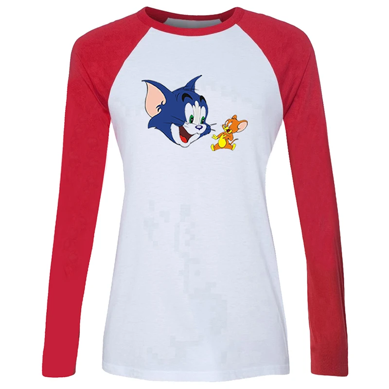 

Tom cat and Jerry mouse Dragon Ball Fighting Goku DC Superhero Batman Womens Ladies Printing T shirt Graphic Tee Shirt Tshirts