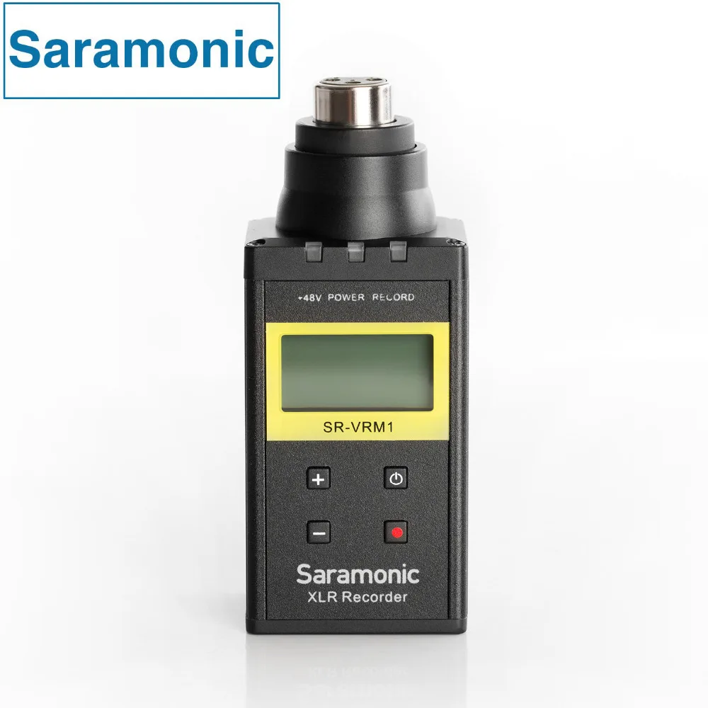 Saramonic SR-VRM1 цифровой разъем на линейный PCM Регистраторы с Phantom Мощность ЖК-дисплей
