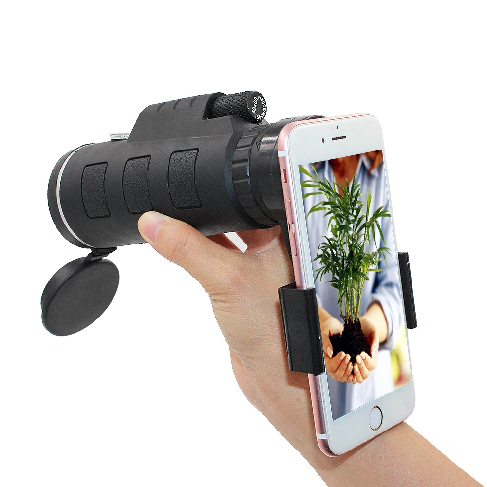 40X التكبير أحادي الهاتف المحمول تلسكوب 40x60 ل فون هواوي Xiaomi الهواتف الذكية كاميرا العدسات في الهواء الطلق الصيد 40X التكبير أحادي الهاتف المحمول تلسكوب 40x60 ل فون هواوي Xiaomi الهواتف الذكية كاميرا العدسات في الهواء الطلق الصيد