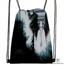 Пользовательские H13966-supernatural походная сумка на шнурке милый рюкзак для детей(черная спинка) 31x40 см#180612-02-36