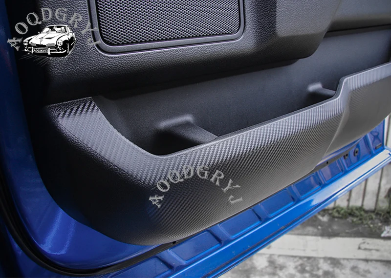 3D углеродное волокно двери автомобиля анти-удар Стикер Украшение для Ford F150- стайлинга автомобиля