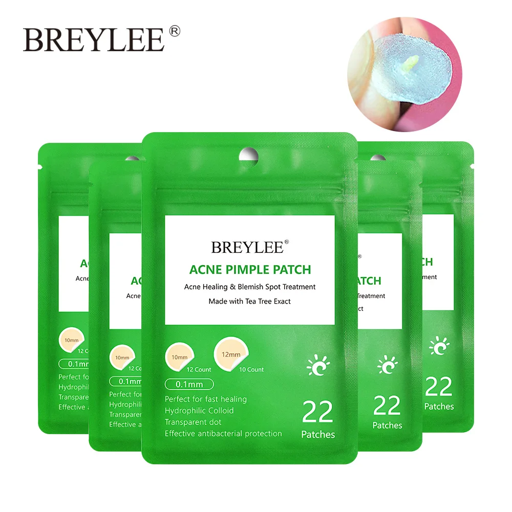 

BREYLEE Acne Pimple Patch Acne Face Mask Skin Care Peeling Treatment Acne Cream Pimple Remover Tool Blemish Spot Daily Use 5PCS
