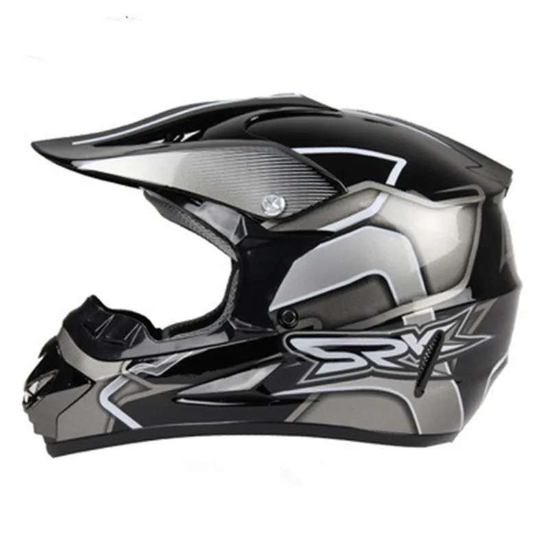 BOZXRX получить три подарка мотоциклетный мужской шлем для мотокросса по бездорожью защитные шлемы для квадроциклов Dirt Bike горные MTB DH Capacete - Цвет: 12