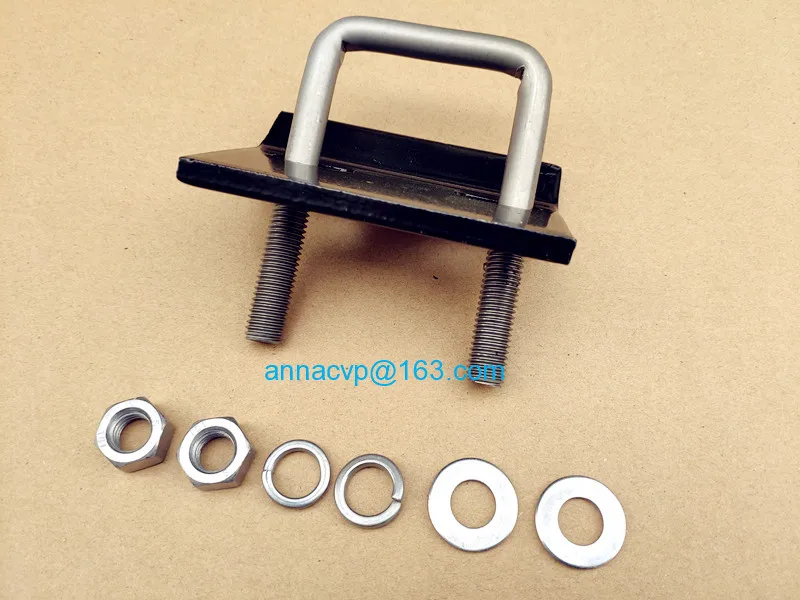 anti rattle hitch tightener stabilizer U bolt lock donw tow clamp (4)