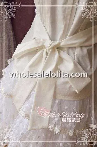 Кремово-белая блузка Лолита из хлопка и кружева с длинными рукавами, рубашка в готическом стиле, блузка на заказ
