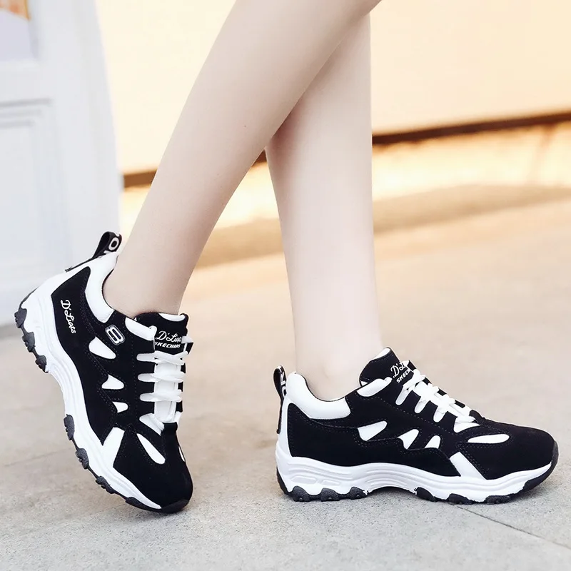 Женские кроссовки на платформе Harajuku Basket Femme Tenis zapatillas mujer XYZ134 новинка 2019|Кроссовки